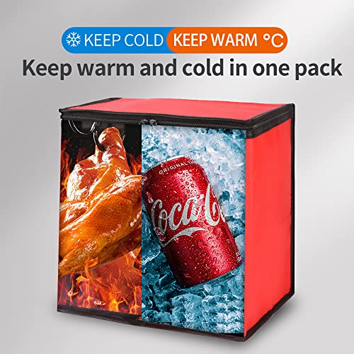 Insulated Food Delivery Bag Hot Cold Meal Carrier F1699