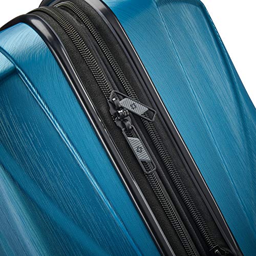 Hardside Expandable Carry-On Luggage with Spinner Wheels, Black, 20-Inch O253