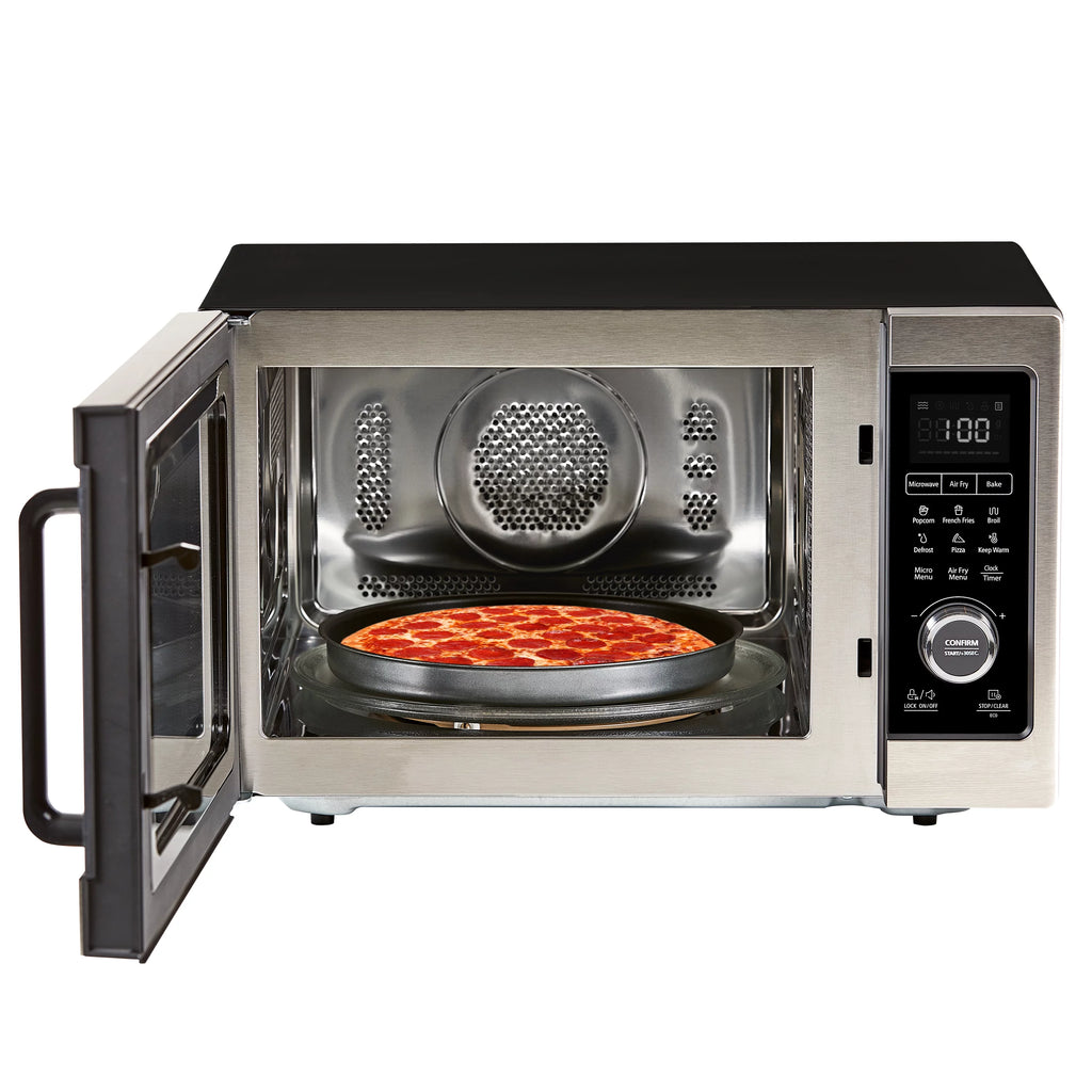 Microwave Air Fryer, Stainless Steel / Black, 1 cu. ft. L995363