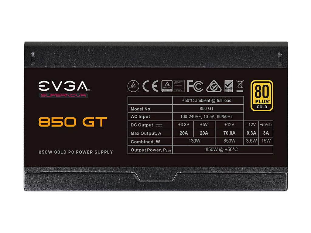 850W 80 Plus Gold Fully Modular Power Supply J302