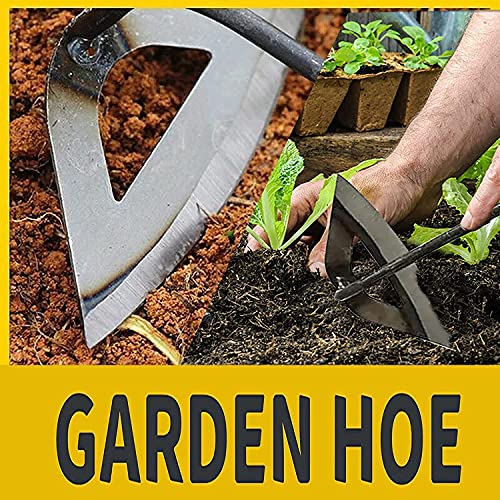 Hollow Hoe, All-Steel Garden Weeding Tool Q62616