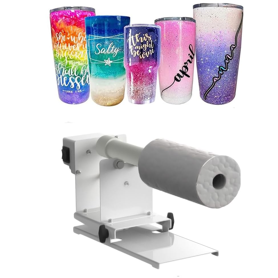 Tilting Cup Turner with 2-Way Rotation and Dust-Proof Cover E5265