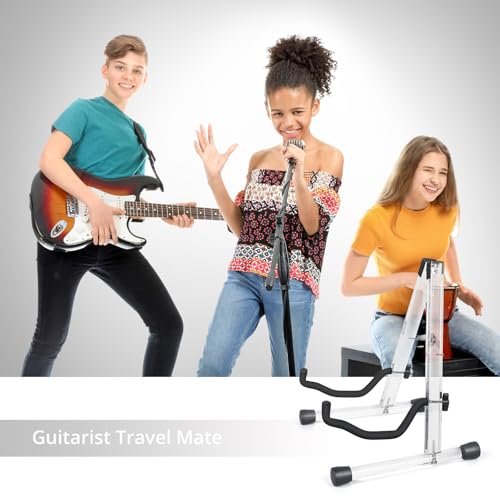 Wood Guitar Stand Foldable for Acoustic Electric Bass V5101