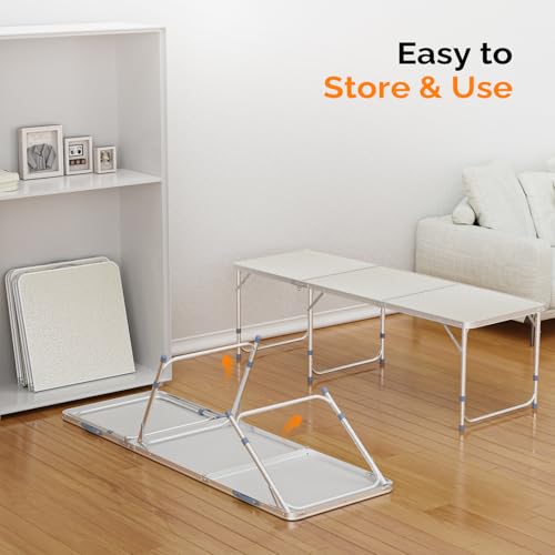 3ft Aluminum Folding Camping Table with Carrying Handle O3096