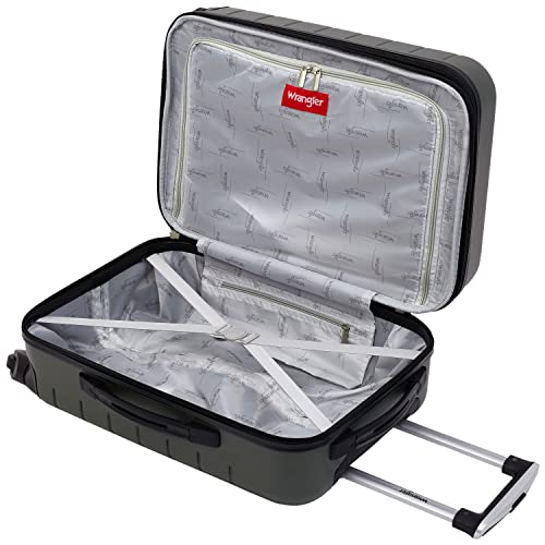 Smart Luggage Set with Cup Holder and USB Port, 20-Inch Carry-On D90568