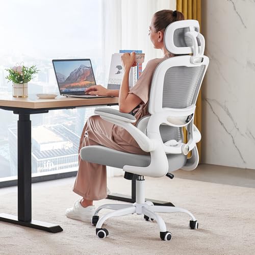 Ergonomic Mesh Office Chair with Wheels, High Back, 330 LBS Capacity A84765