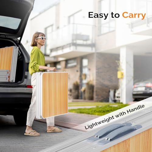 3ft Aluminum Folding Camping Table with Carrying Handle O3096