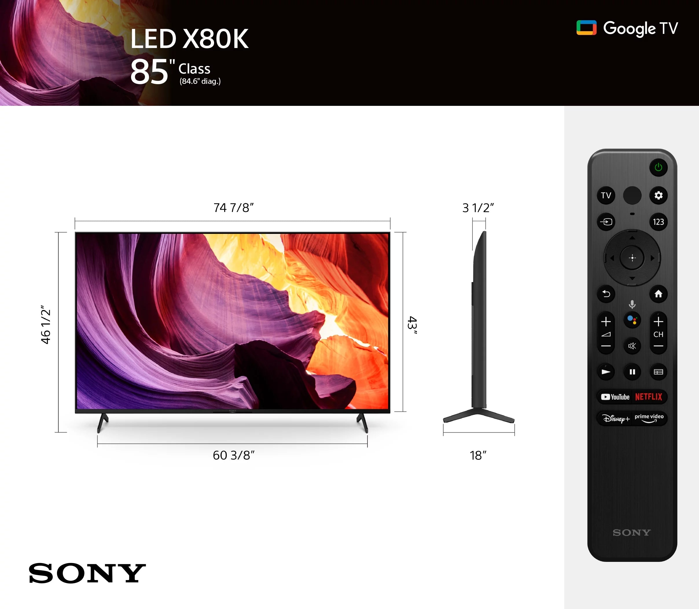 85" 4K Ultra HD LED Smart TV V152