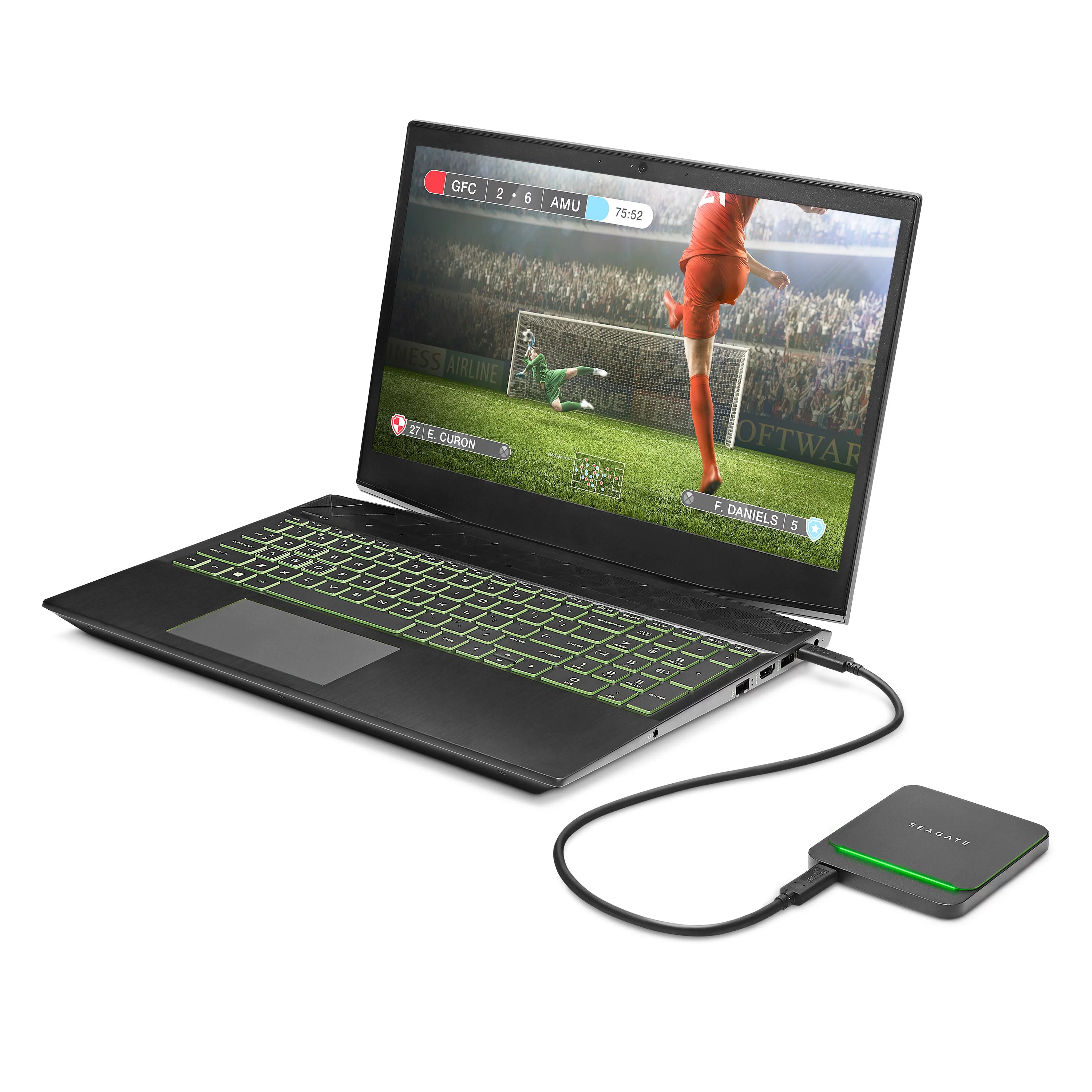 500GB External Solid-State Drive Portable USB 3.0 W783957