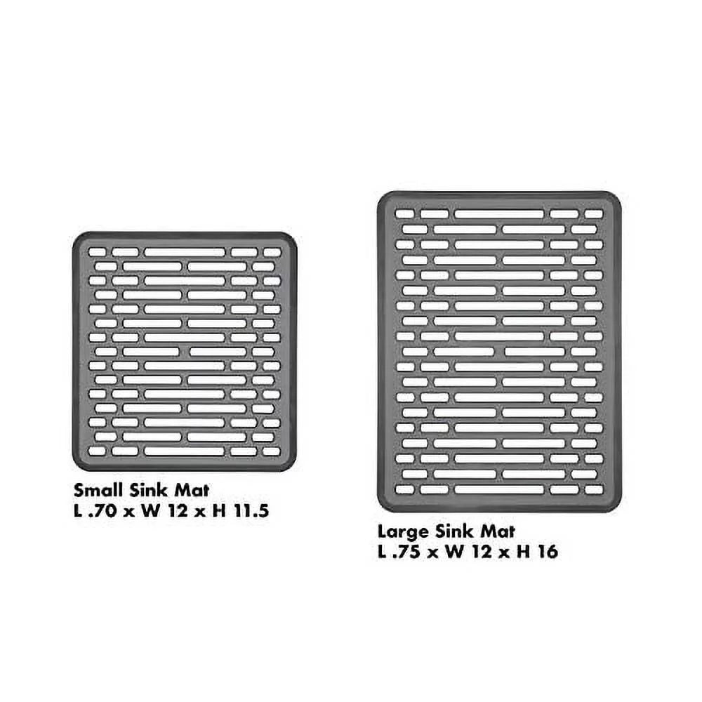 Small Sink Mat, Gray Q9055
