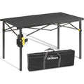 Portable Outdoor Camping Table for 2-6 Person, Foldable with Aluminum Roll-Up Top and Carry Bag P297255