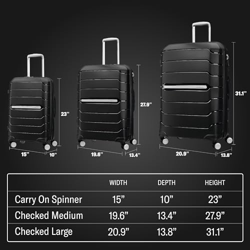 Hardside Carry-On Luggage - Expandable Hard Shell Spinner Suitcase B567593