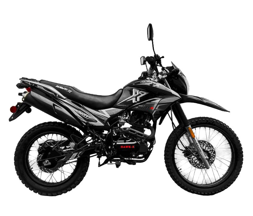 Enduro 250cc Dual Sports Dirtbike, 5 Speed, Black I252