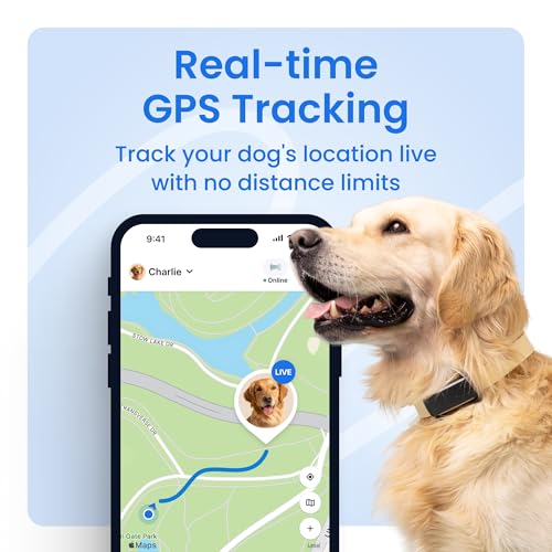 Dog GPS Tracker with Virtual Fence and Vital Signs Monitoring R1119