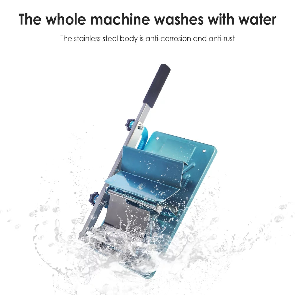 Manual Frozen Meat Slicer Stainless Steel for Home BBQ L76428