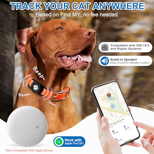 Pet Tracker for Collar with Holder, No Monthly Fee, iOS Only Y208