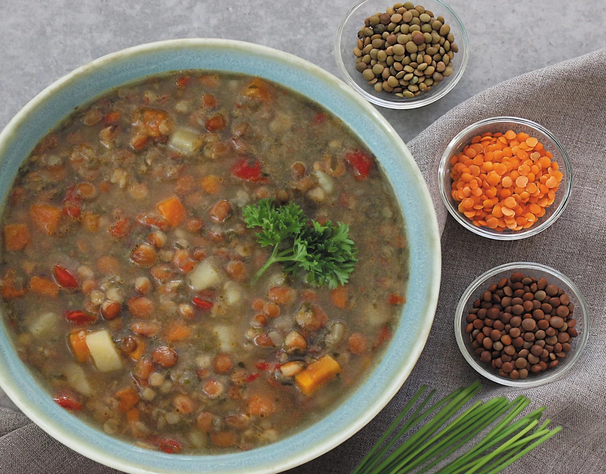 Organic Vegetable Soup Variety Bundle, 14.1oz (6-pack) B590