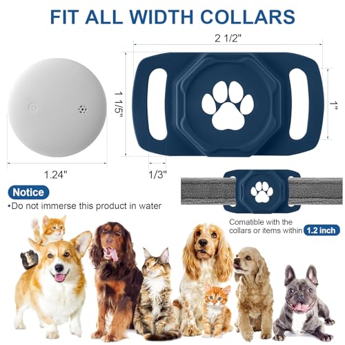 Pet Tracker for Collar with Holder, No Monthly Fee, iOS Only Y208
