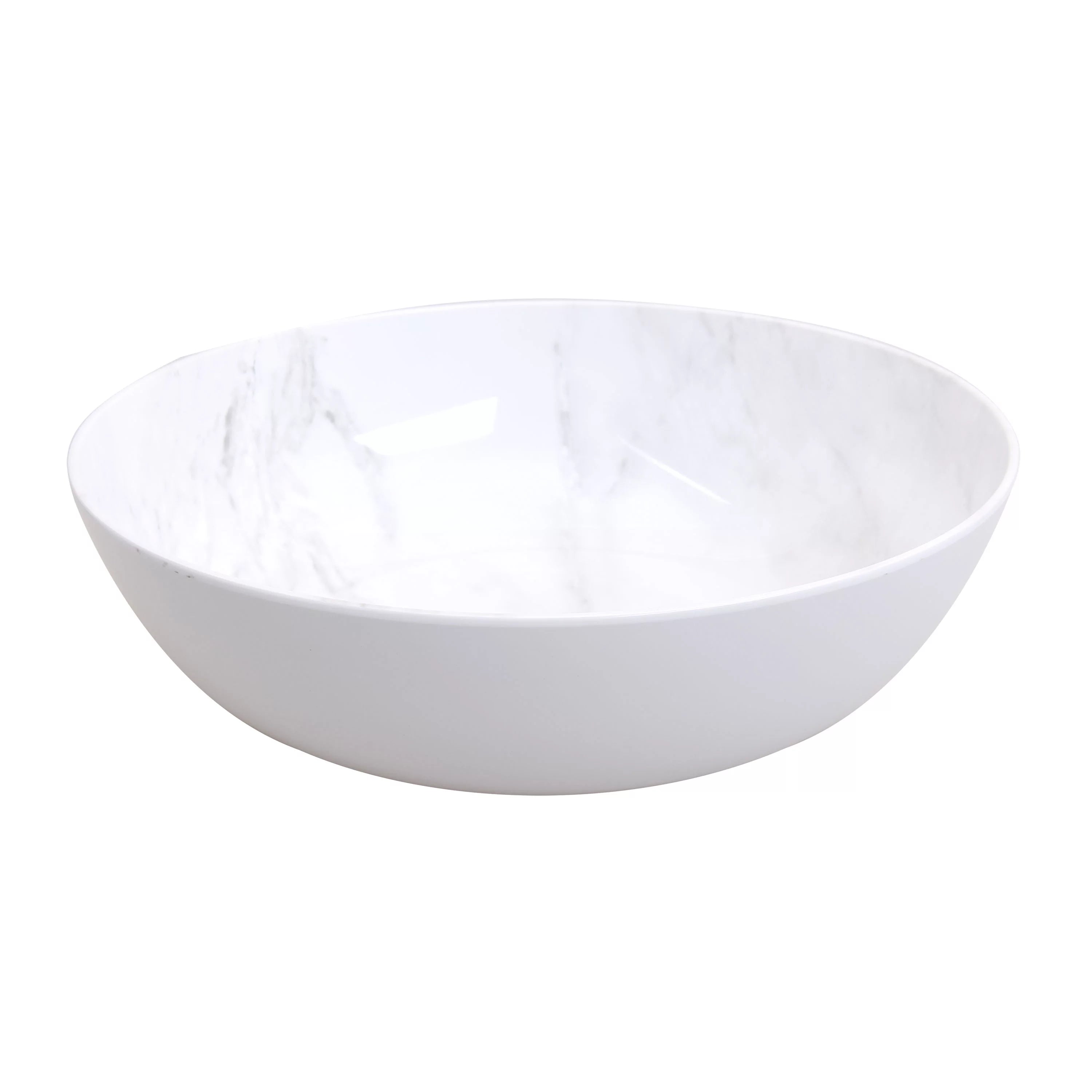 12-Piece Grey and White Marble Dinnerware Set L80042