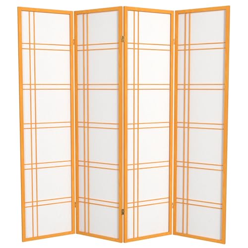 6 Panel Honey Room Divider D80902