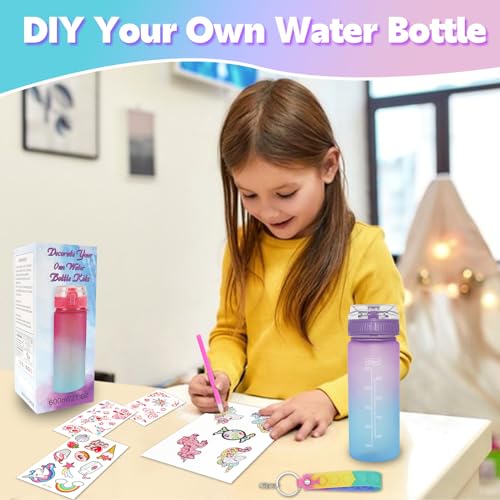 Gem Diamond Painting Water Bottle Kit for Girls L690