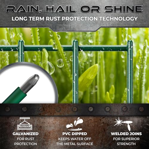Dog Digging Fence Barrier 5 Pack Black 24in x 15in H51269