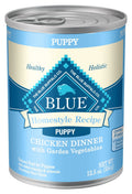 Blue Buffalo Homestyle Recipe Natural Puppy Wet Dog Food, Chicken 12.5-oz can (Pack of 12)