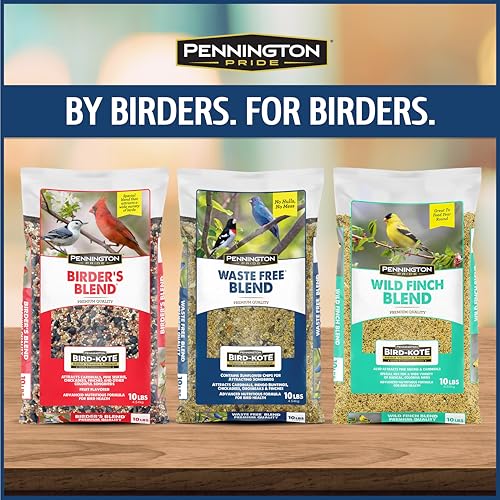 Wild Bird Seed for Outside Feeders, High-Protein, No-Hull, No-Waste, 15-lb Bag Q46704