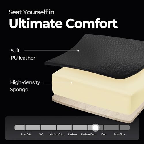 Ergonomic High Back Gaming Chair with Footrest PU Leather M911186