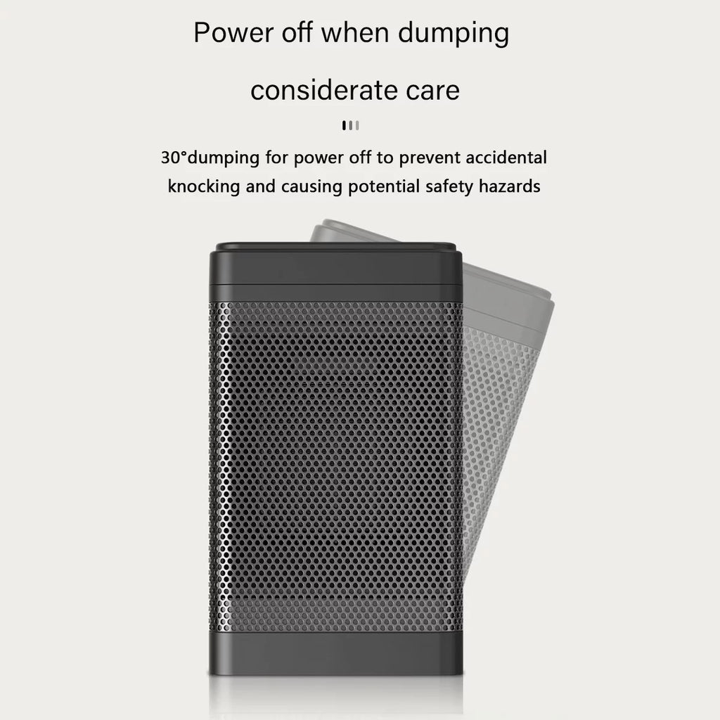 1500W Portable Electric Heater with Thermostat and Remote E1296